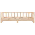 Sofá cama nido madera maciza de pino 90x200 cm