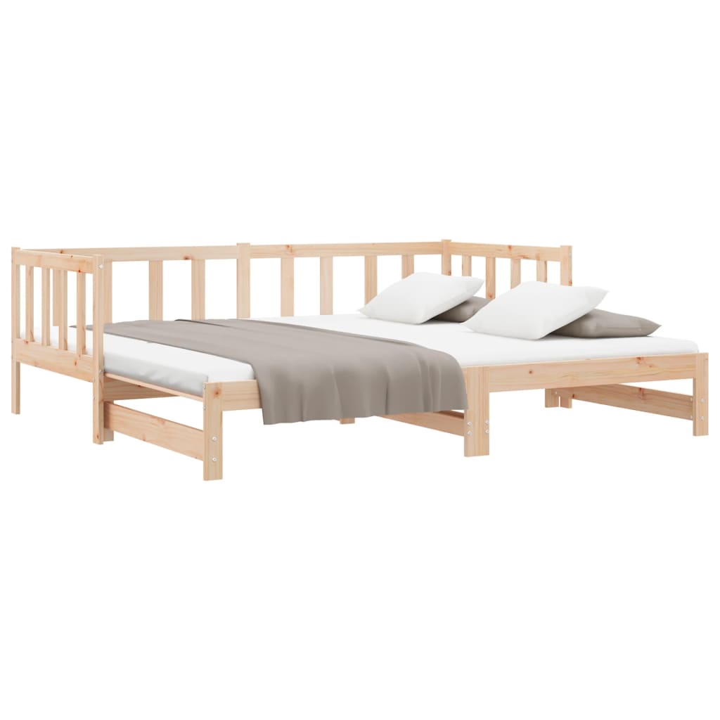 Sofá cama nido madera maciza de pino 90x200 cm