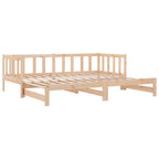 Sofá cama nido madera maciza de pino 90x200 cm