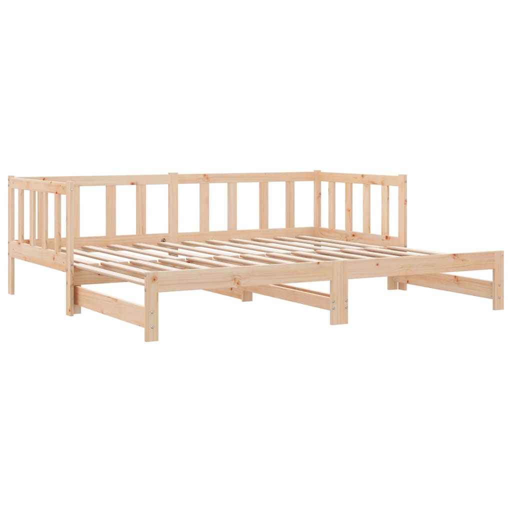 Sofá cama nido madera maciza de pino 90x200 cm