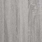 Estantería de madera de ingeniería gris Sonoma 50x33x117,5 cm