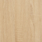 Estante de pared de 2 niveles roble Sonoma 60x21x51 cm madera de ingeniería