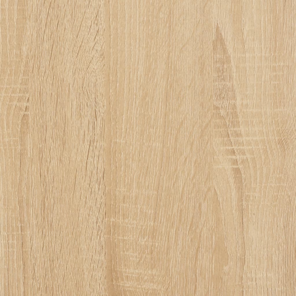 Estante de pared de 2 niveles roble Sonoma 60x21x51 cm madera de ingeniería