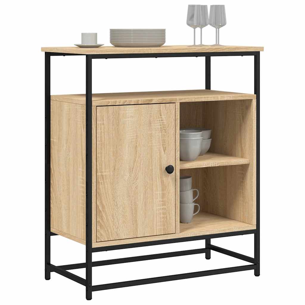 Aparador Roble Sonoma 69x35x80 cm Madera de ingeniería