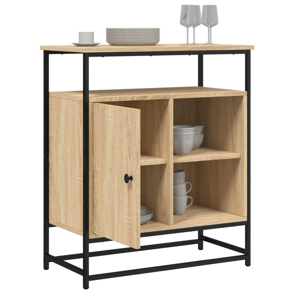 Aparador Roble Sonoma 69x35x80 cm Madera de ingeniería