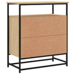 Aparador Roble Sonoma 69x35x80 cm Madera de ingeniería