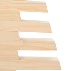 | Árbol de Navidad de madera | Marrón 90 cm Madera maciza de pino