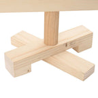 | Árbol de Navidad de madera | Marrón 90 cm Madera maciza de pino