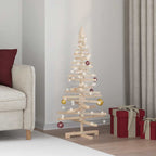 Árbol de Navidad de adorno madera maciza 110 cm