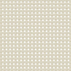 Mesa de centro SENJA aspecto ratán madera blanco 100x55x33 cm