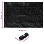 Bolsas para cacas de perro 750 uds PE negro 30x20 cm