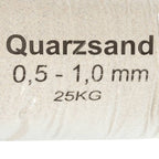 Arena filtrante 25 kg 0,5-1,0 mm