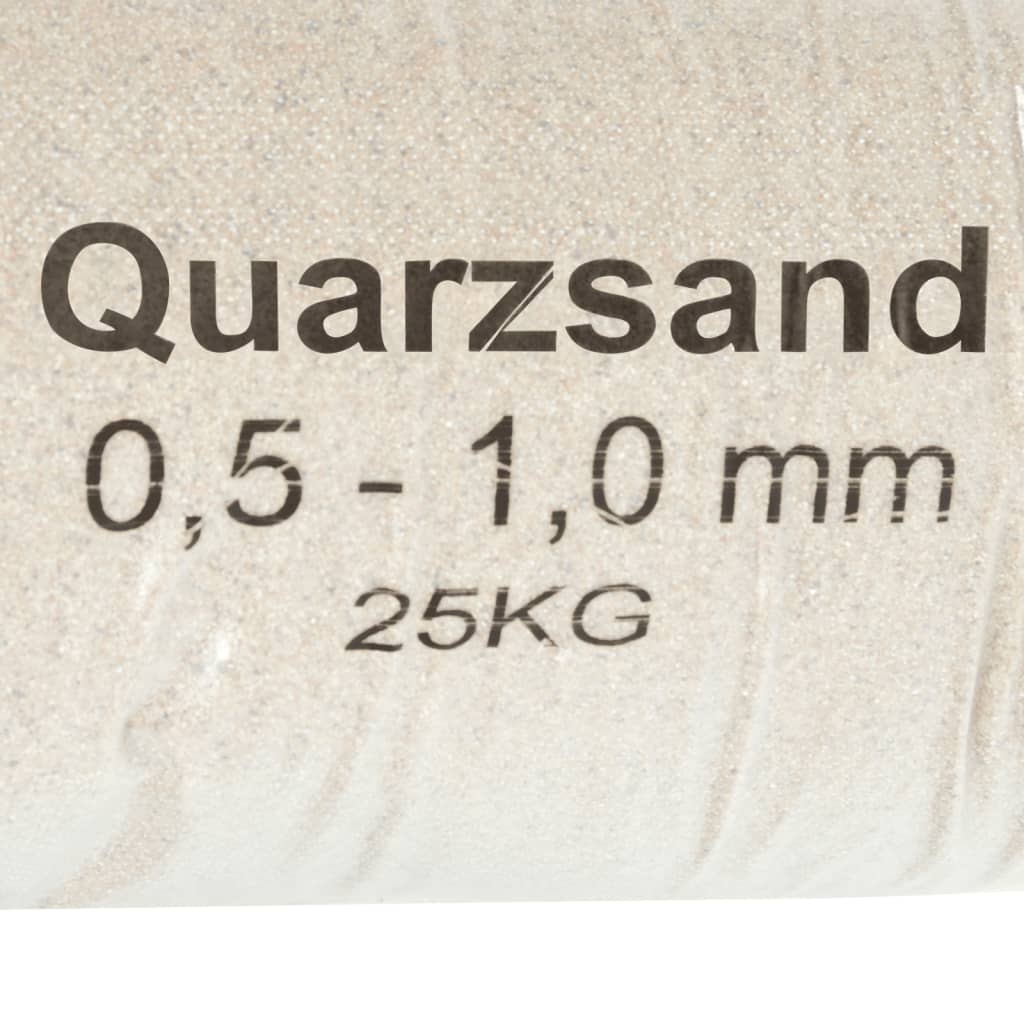 Arena filtrante 25 kg 0,5-1,0 mm