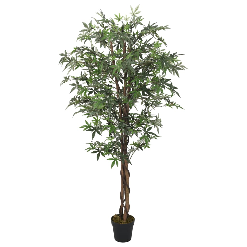Arce artificial con 224 hojas verde 80 cm