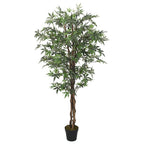 Arce artificial con 224 hojas verde 80 cm