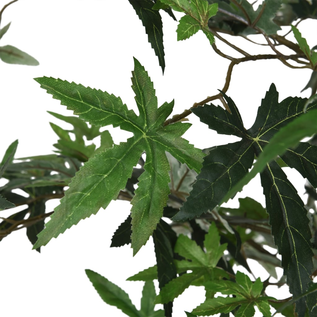 Arce artificial con 224 hojas verde 80 cm