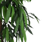 Árbol de mango artificial con 1050 hojas verde 200 cm