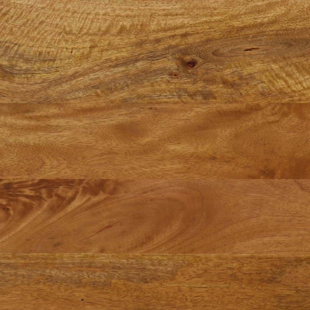 Banco madera maciza de mango y hierro 160x40x45 cm
