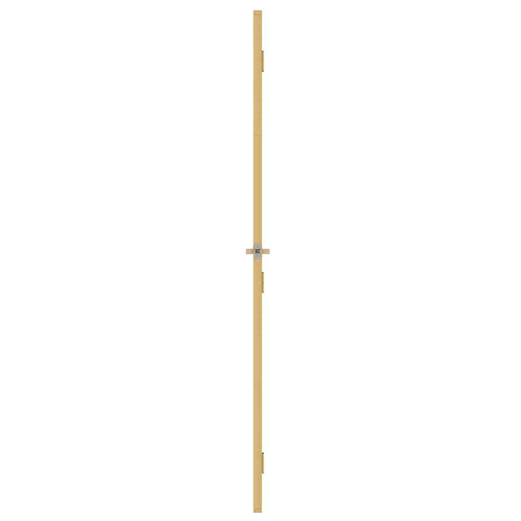 Golden interior door tempered glass and aluminum 76x201.5cm