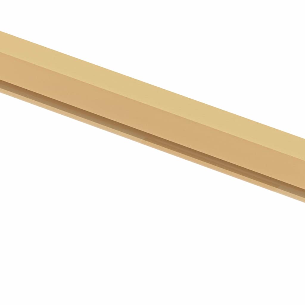 Golden interior door tempered glass and aluminum 76x201.5cm