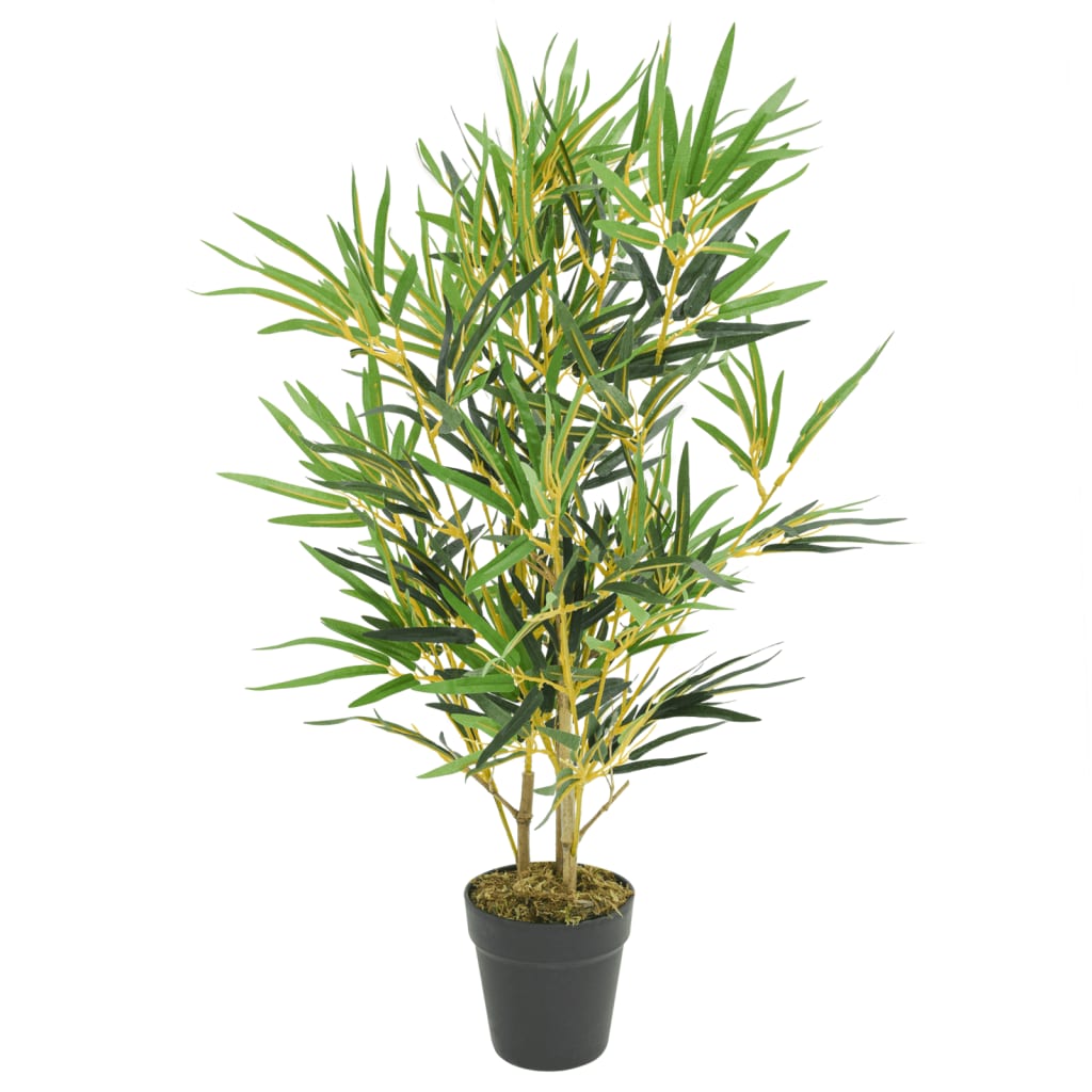 Árbol de bambú artificial con 1095 hojas verde 150 cm
