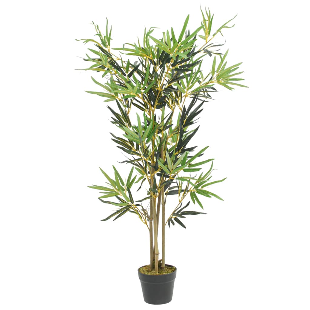 Árbol de bambú artificial con 1095 hojas verde 150 cm
