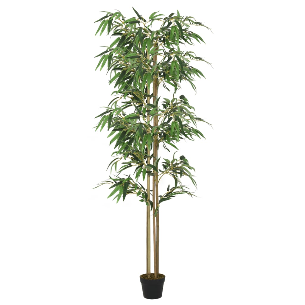 Árbol de bambú artificial con 1095 hojas verde 150 cm