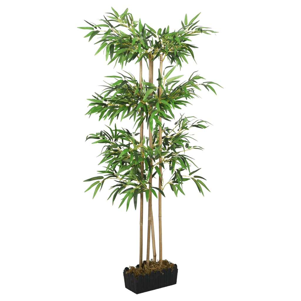Árbol de bambú artificial con 1095 hojas verde 150 cm