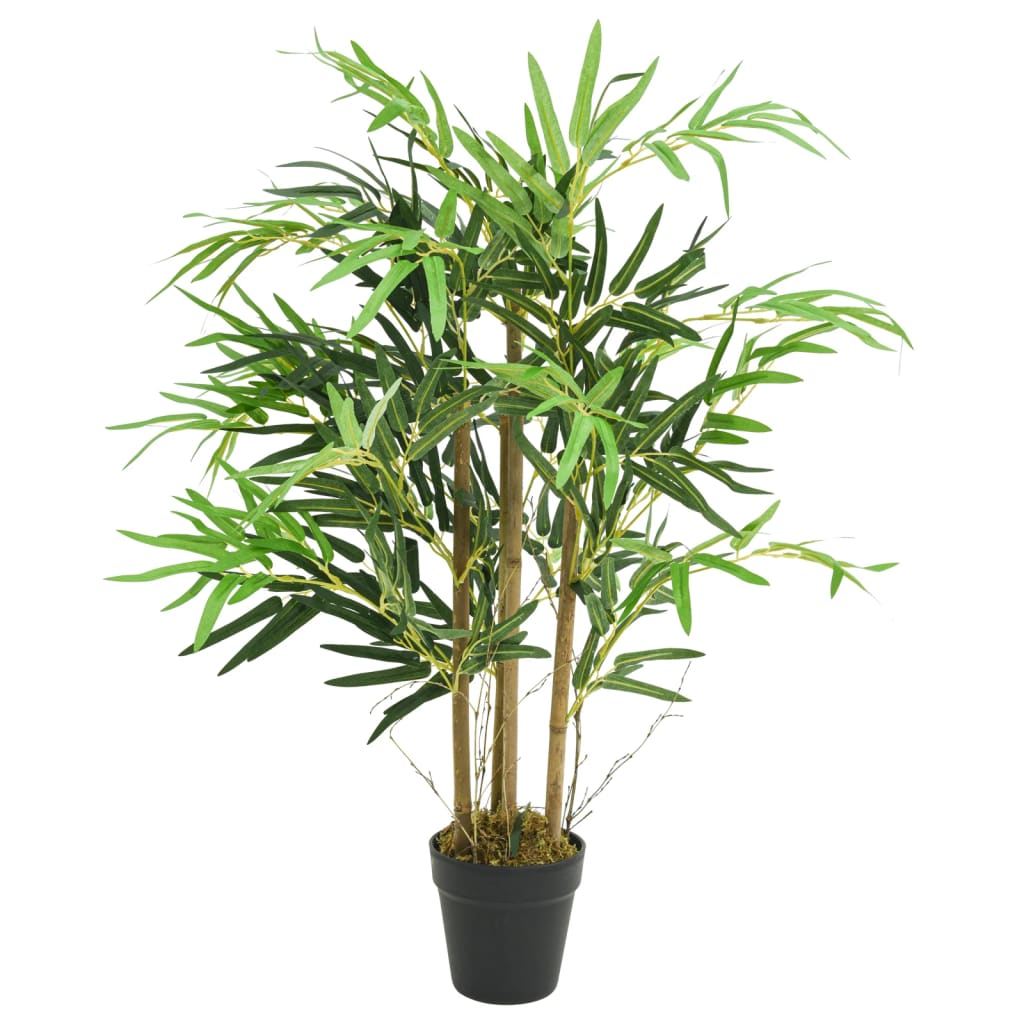 Árbol de bambú artificial con 1095 hojas verde 150 cm