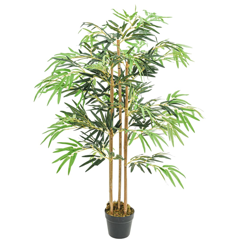 Árbol de bambú artificial con 1095 hojas verde 150 cm