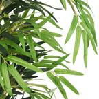 Árbol de bambú artificial con 1095 hojas verde 150 cm
