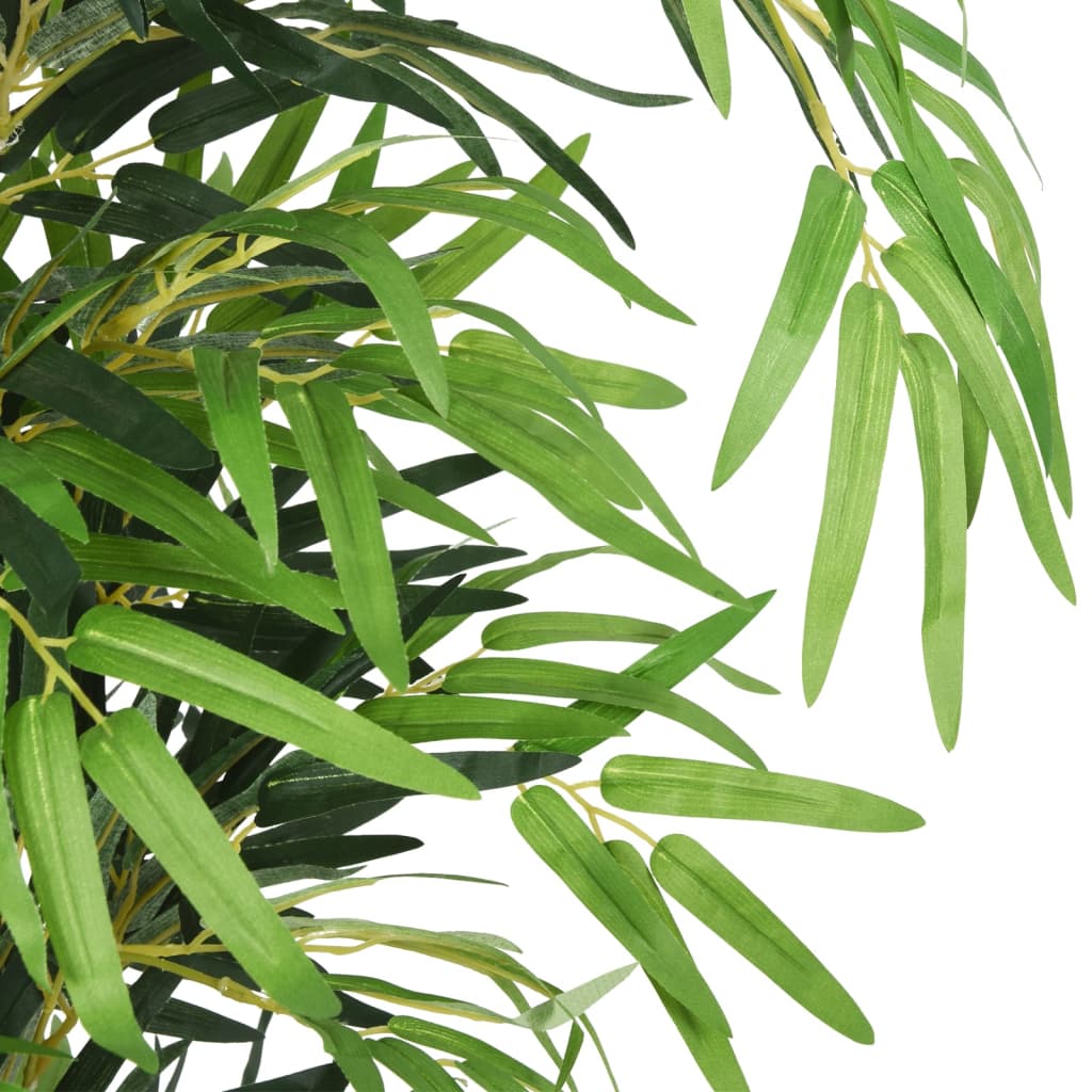Árbol de bambú artificial con 1095 hojas verde 150 cm
