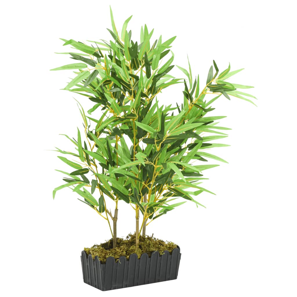 Árbol de bambú artificial con 1095 hojas verde 150 cm