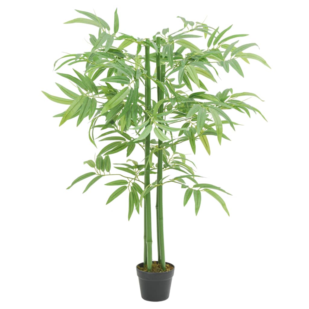 Árbol de bambú artificial con 1095 hojas verde 150 cm