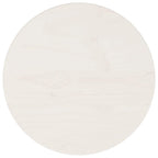 Tablero de mesa redondo madera maciza de pino blanco Ø30x3 cm