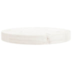 Tablero de mesa redondo madera maciza de pino blanco Ø30x3 cm