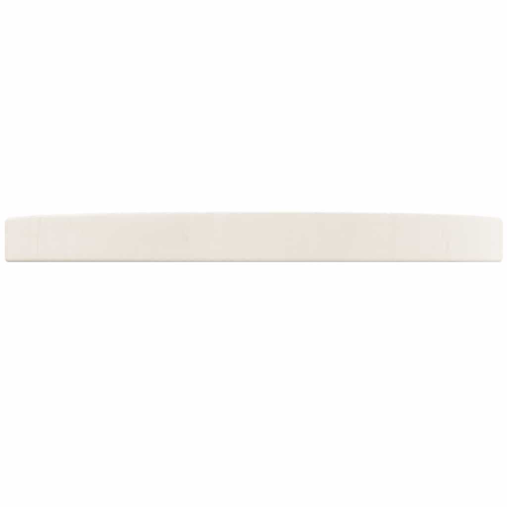 Tablero de mesa redondo madera maciza de pino blanco Ø30x3 cm