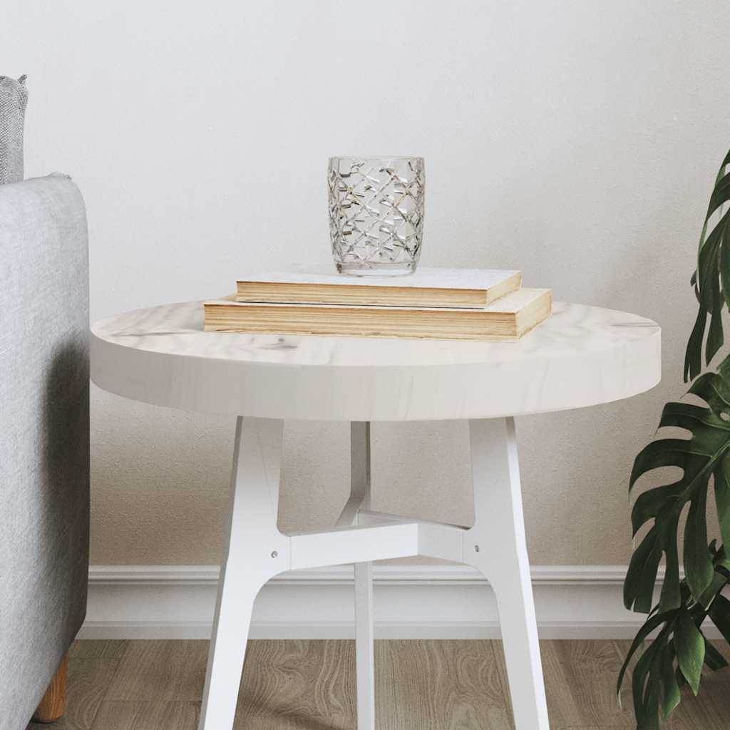 Tablero de mesa redondo madera maciza de pino blanco Ø30x3 cm