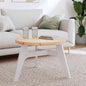Tablero de mesa redondo madera maciza de pino blanco Ø30x3 cm