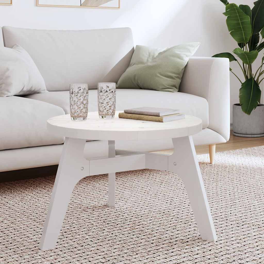 Tablero de mesa redondo madera maciza de pino blanco Ø30x3 cm