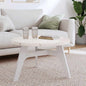 Tablero de mesa redondo madera maciza de pino blanco Ø30x3 cm
