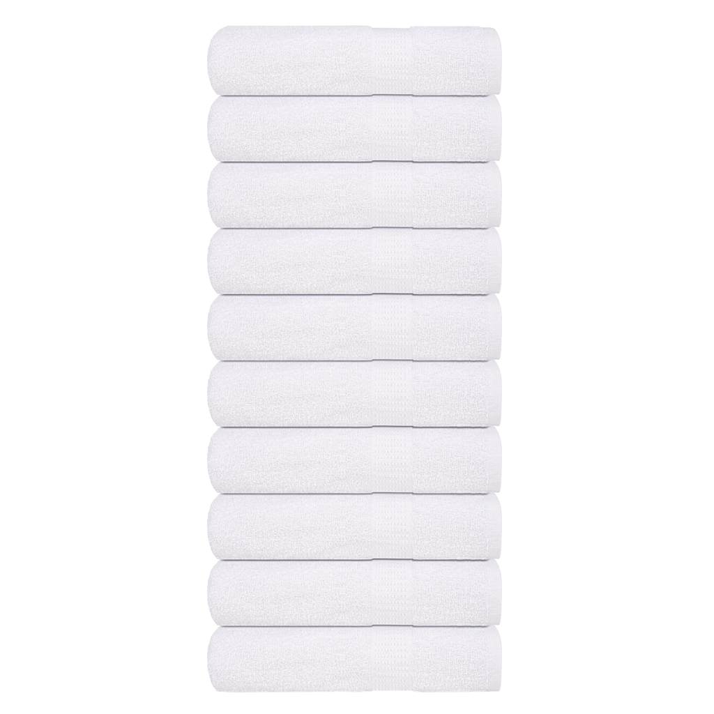 Toallas de ducha FROGN 10 uds blanco 70x140 cm 360 g/m²