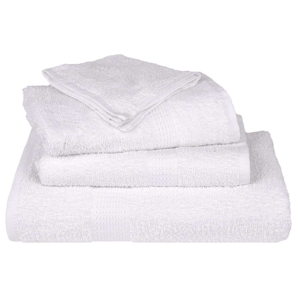 Toallas de ducha FROGN 10 uds blanco 70x140 cm 360 g/m²
