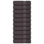 Toallas de mano FROGN 10 uds antracita 50x100 cm 360 g/m²