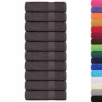 Toallas de mano FROGN 10 uds antracita 50x100 cm 360 g/m²