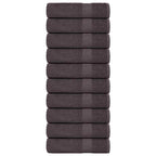 Toallas de baño FROGN 10 uds antracita 100x150 cm 360 g/m²