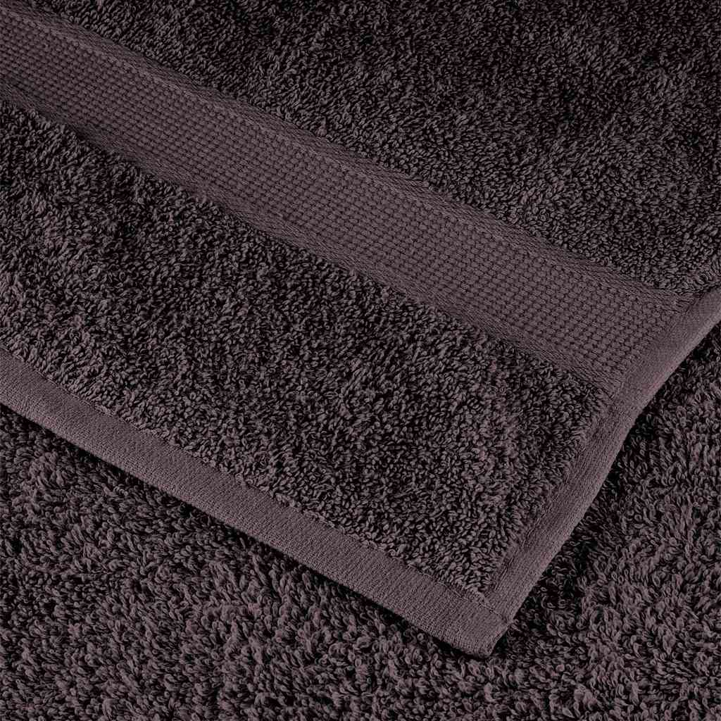 Toallas de baño FROGN 10 uds antracita 100x150 cm 360 g/m²