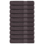 Toallas FROGN 10 uds antracita 100x200 cm 360 g/m²