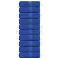 Toallas de invitados FROGN 10 uds azul 30x50 cm 360 g/m²