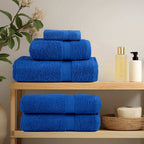 Toallas de invitados FROGN 10 uds azul 30x50 cm 360 g/m²